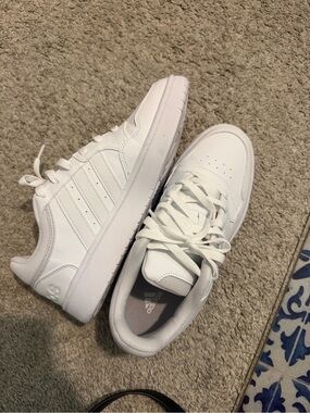 adidas White Low-Top Sneakers